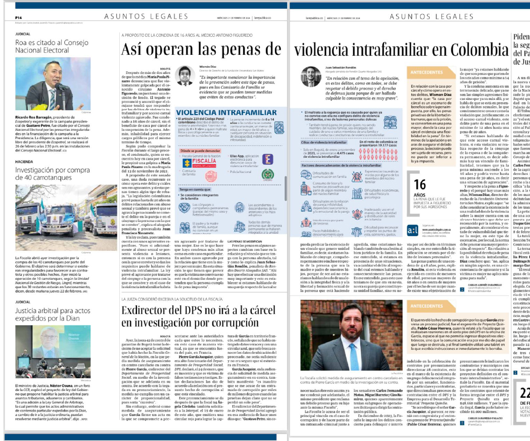 Así operan las agravantes y las reducciones de penas en casos de violencia intrafamiliar